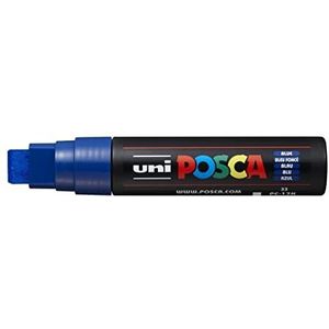 Posca PC17K BF Marker, extra grote punt, donkerblauw