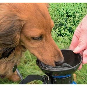 aqua pet Drinkfles voor honden – fles met reisschaal voor honden – draagbare kom – reisfles