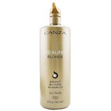 L'ANZA Healing Blonde Bright shampoo, geformuleerd voor natuurlijk en gebleekt blond haar, verhoogt de glans en helderheid terwijl genezing, met een sulfaatvrije formule, zonder parabenen,
