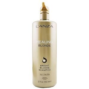 L'ANZA Healing Blonde Bright Shampoo geformuleerd voor natuurlijk en gebleekt blond haar – verhoogt de glans en helderheid tijdens het genezen, met een sulfaatvrije formule, zonder parabenen,