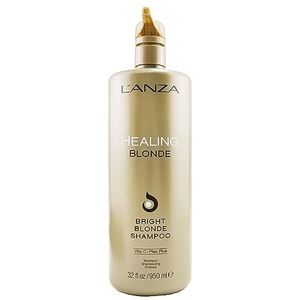 L'ANZA Healing Blonde Bright shampoo, geformuleerd voor natuurlijk en gebleekt blond haar, verhoogt de glans en helderheid terwijl genezing, met een sulfaatvrije formule, zonder parabenen,