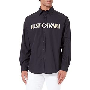 Just Cavalli heren overhemd, 900, zwart