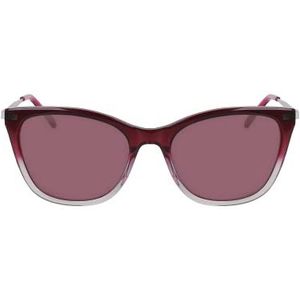 DKNY Dk711s zonnebril voor dames, Pruimen/rook gradiënt