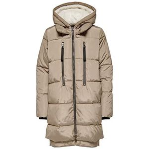 ONLY Onlnora Long Puffer Coat Cc Otw gewatteerde damesjas, Vaatwasserbestendig.