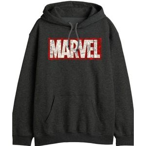 Marvel Memarcosw003 Sweatshirt met capuchon voor heren, Antraciet Melange