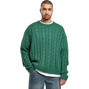 Urban Classics Boxy Sweater trainingspak voor heren, groen, 3XL, Groen