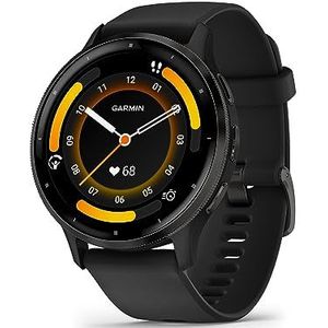 Garmin Venu 3 GPS-smartwatch voor sport en gezondheid, grijs met zwarte armband