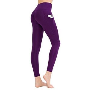 LOS OJOS Shades&colors Leggings voor dames, Donkermagenta