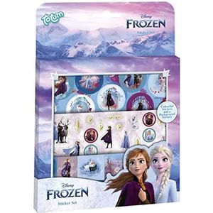 Totum - Frozen II creatieve set - ijskoningin - stickerset ca. 50 stuks en 1 scène karton, 680692