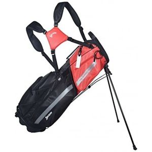 Srixon Lifestyle Stand Bag golftas met voeten, rood/zwart