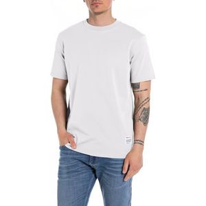 Replay T-shirt pour homme, 801 CHALK, 3XL