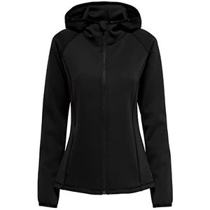 Only Play Onpperformance Athl Cara Ls Hoodie voor dames, zwart.