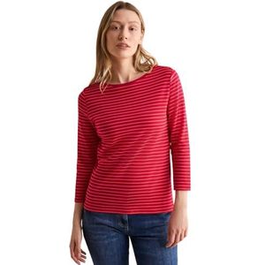 T-shirt rayé, Granita Red, M