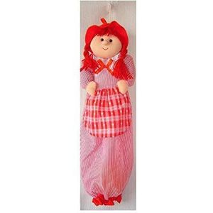 Duffi Home Groot kledingrek, 100% polyester, rood, Eén maat