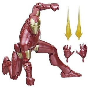 Marvel Hasbro Legends Series: Iron Man (Extremis) van klassieke strips, beweegbaar figuur 15 cm