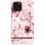 Richmond & Finch Hoesje compatibel met iPhone 11 Pro, roze bloem marmeren behuizing 6,1 inch volledige beschermhoes