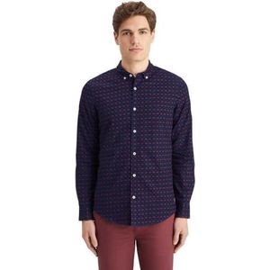 Scotch & Soda Ditsy Aop Slim Fit T-shirt voor heren, Night 7443 Ditsy klapdeken