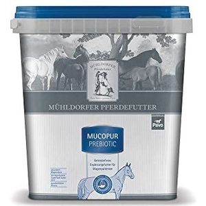 Mühldorfer Mucopur Prebiotic 2 kg voor paarden met maagproblemen graanvrij met duindoorn Superfood