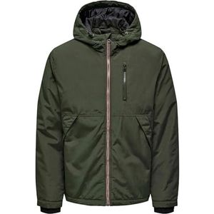 ONLY & SONS Onsjayden Otw Vd Parka jas met capuchon voor heren, Khaki (stad)