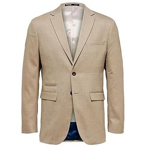 SELETED HOMME Slhslim-Neil BLZ B Noos Veste Homme, sable, 46