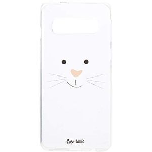 Samsung Galaxy S10 Hoes Slim TPU Beschermhoes Slim Case Beschermhoes Schokbestendig Krasbestendig Bunny Face Casetastic