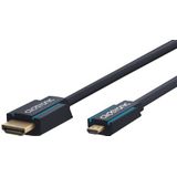 Clicktronic Casual micro-HDMI adapterkabel met Ethernet (HDMI naar micro-HDMI) 2m