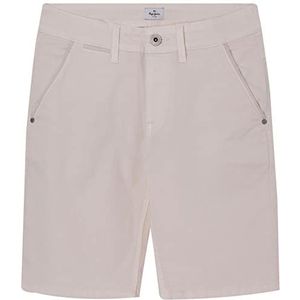 Pepe Jeans Blueburn Shorts voor jongens, Ivory Beige