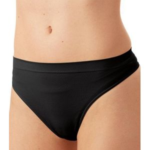 Trigema 512306 Tanga String, zwart, standaard dames