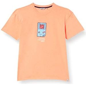 Mexx T-shirt voor jongens, neonkoraal