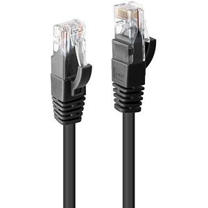 Lindy Cat.6 U/UTP patchkabel, zwart, 2 m