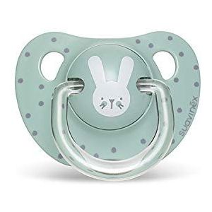Suavinex - Fopspeen voor baby's vanaf 18 maanden - fopspeen met anatomische fopspeen van 0% BPA siliconen - groen