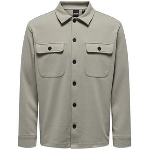 Only & Sons Sweatshirt Onsnewkodyl Overhemd Heren, Vintage kaki / patroon: gemengd