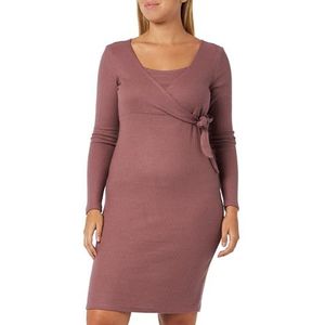 Noppies Robe ASA Ultra Soft Nurs Dress Ls pour femme, Rose taupe - N136, 40
