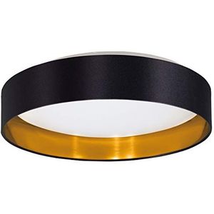 EGLO Maserlo 2 Plafondlamp - LED - Ø 38 cm - Wit/Zwart/Goud