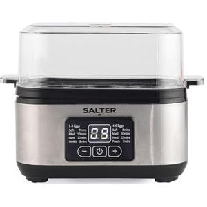 Salter 3 in 1 Digitale Eierkoker - Omeletmaker - 6 Eieren Capaciteit - LED-display, 430W