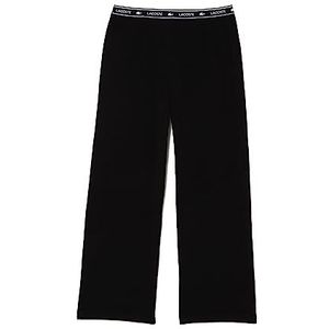 Lacoste Pyjamabroek voor dames, zwart, XL, zwart.