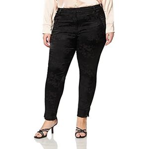 FiveUnits Angelie Split Pantalon pour femme, Noir (jacquard noir), 30W / 27L