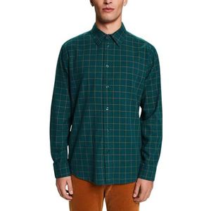 ESPRIT Esprit overhemd voor heren, Smaragdgroen (305)