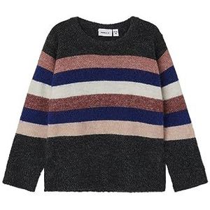 Bestseller A/s Nmfnoanni Ls Knit gebreide trui voor meisjes, inkt india, 110, Inkt India