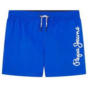 Pepe Jeans Zwemshorts met logo badpak voor jongens (1 stuk), Blauw