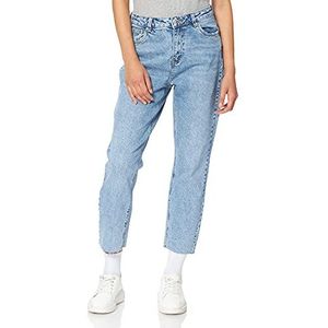 VERO MODA VMBRENDA Jeans voor dames met hoge taille, Lichtblauwe denim