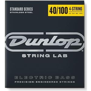 Dunlop DBS40100 bassnaren van roestvrij staal, 4 snaren, 40-100