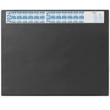 Durable 720407 bureau-onderlegger met doorzichtig bord, 650 x 520 mm, donkerblauw