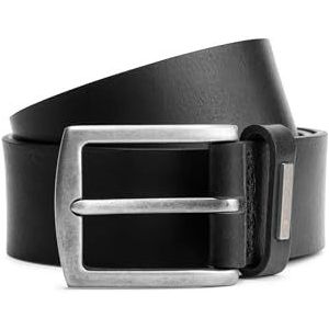 Dstrezzed Ceinture en cuir pour homme, noire, 85, Noir, 85