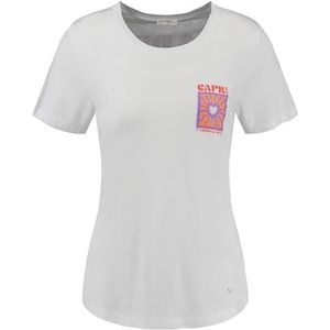 KEYLARGO WT Capri Round T-shirt pour femme, Blanc (1000)., XL