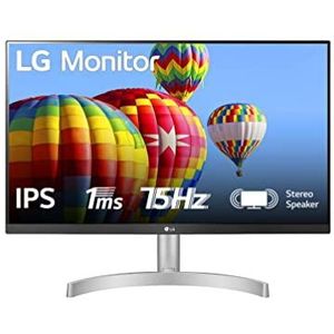 LG 27ML60SP 27 inch Full HD LED IPS-monitor, 1920 x 1080, 1ms, AMD FreeSync 75Hz, 10W stereo audio, 2x HDMI 1.4 (HDCP 1.4), VGA, AUX, anti-reflecterend display, flikkerveilig, wit