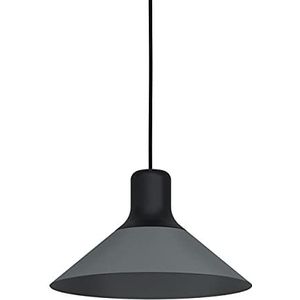 EGLO Abreosa Hanglamp - E27 - Ø 28 cm - Zwart/Grijs
