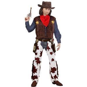 Widmann 07276 Cowboy kostuum voor kinderen, meerkleurig, 128