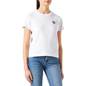 Pepe Jeans Dacey T-shirt voor dames, 800 wit