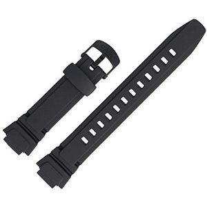 Casio AQ-180 Horlogebandje van kunststof, 14 mm, zwart
